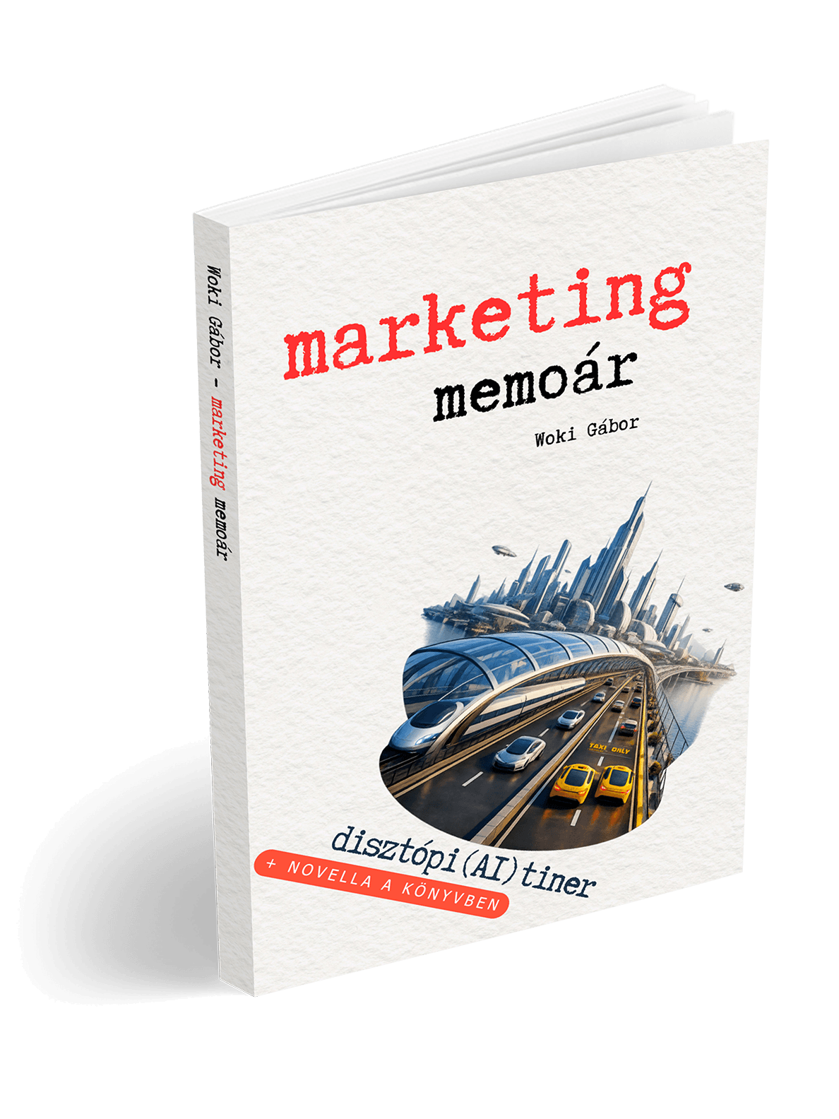 Marketing memoár könyv borító